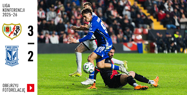 Galeria z meczu Ligi Konferencji UEFA: Rayo Vallecano de Madrid - Lech Poznań
