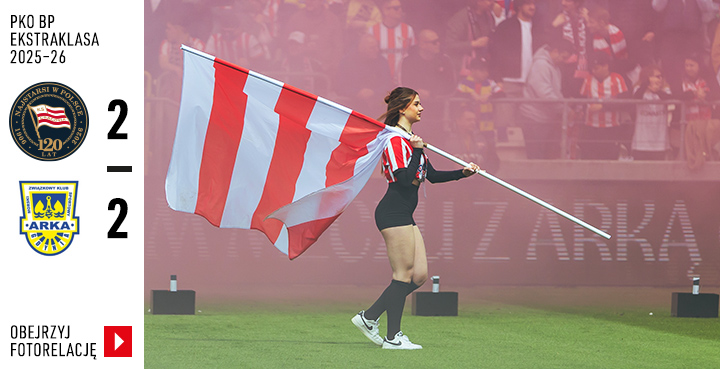 Galeria z meczu Ekstraklasy: Cracovia - Arka Gdynia