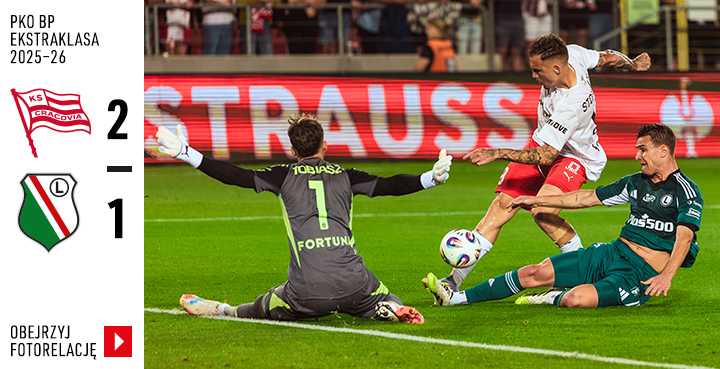 Galeria z meczu Ekstraklasy: Cracovia - Legia Warszawa