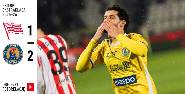 Galeria z meczu Ekstraklasy: Cracovia - Motor Lublin