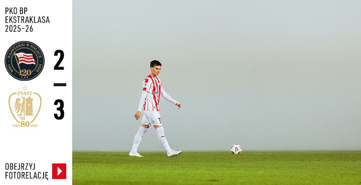 Galeria z meczu Ekstraklasy: Cracovia - Piast Gliwice