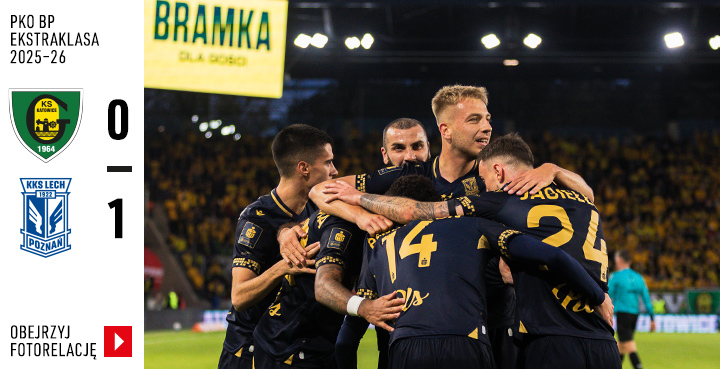 Galeria z meczu Ekstraklasy: GKS Katowice - Lech Poznań