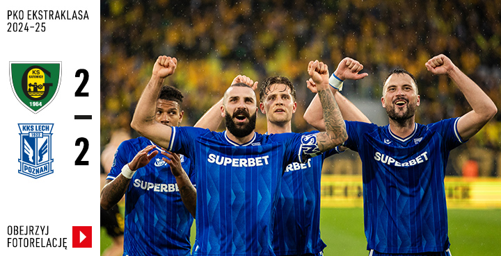 Galeria z meczu Ekstraklasy: GKS Katowice - Lech Poznań