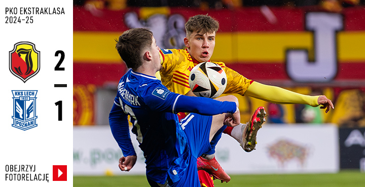 Galeria z meczu Ekstraklasy: Jagiellonia Białystok - Lech Poznań