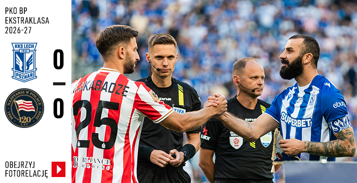 Galeria z meczu Ekstraklasy: Lech Poznań - Cracovia