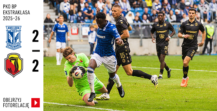 Galeria z meczu Ekstraklasy: Lech Poznań - Jagiellonia Białystok