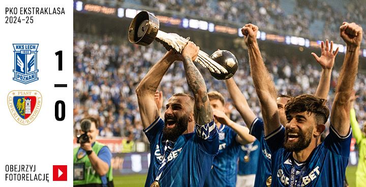 Galeria z meczu Ekstraklasy: Lech Poznań - Piast Gliwice