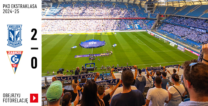 Galeria z meczu Ekstraklasy: Lech Poznań - Górnik Zabrze