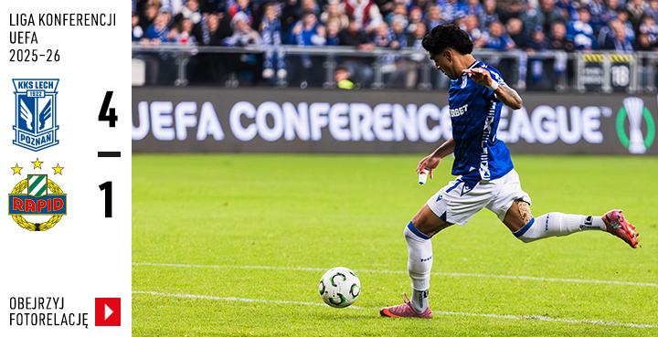 Galeria z meczu Ligi Konferencji UEFA: Lech Poznań - Rapid Wiedeń