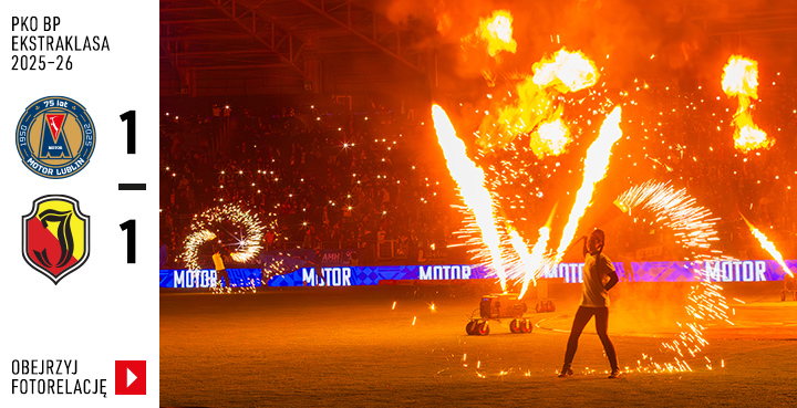 Galeria z meczu Ekstraklasy: Motor Lublin - Jagiellonia Białystok