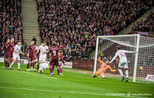 EURO 2020 Qualifications: Poland - Latvia 2-0 Photo by © Jakub Malicki / polskielogo.net