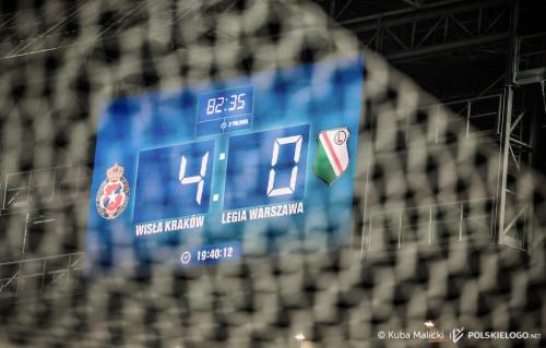 Wisła Kraków - Legia Warszawa, runda wiosenna Ekstraklasy; Foto ⓒ Kuba Malicki