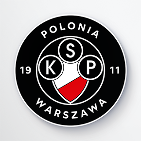 Polskie barwy na czarnej koszuli