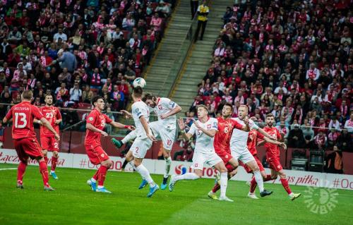 Polska - Macedonia, Eliminacje Euro 2020, foto: Jakub Malicki