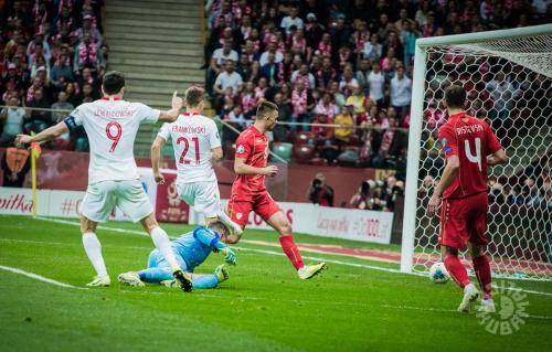 Polska - Macedonia, Eliminacje Euro 2020, foto: Jakub Malicki